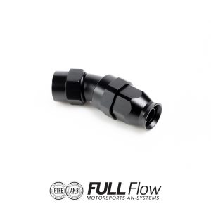Full Flow PTFE Hose End Fitting 30 Degree AN-8